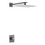 Set de ducha 1 vía rociador Firenze black gun metal de Imex